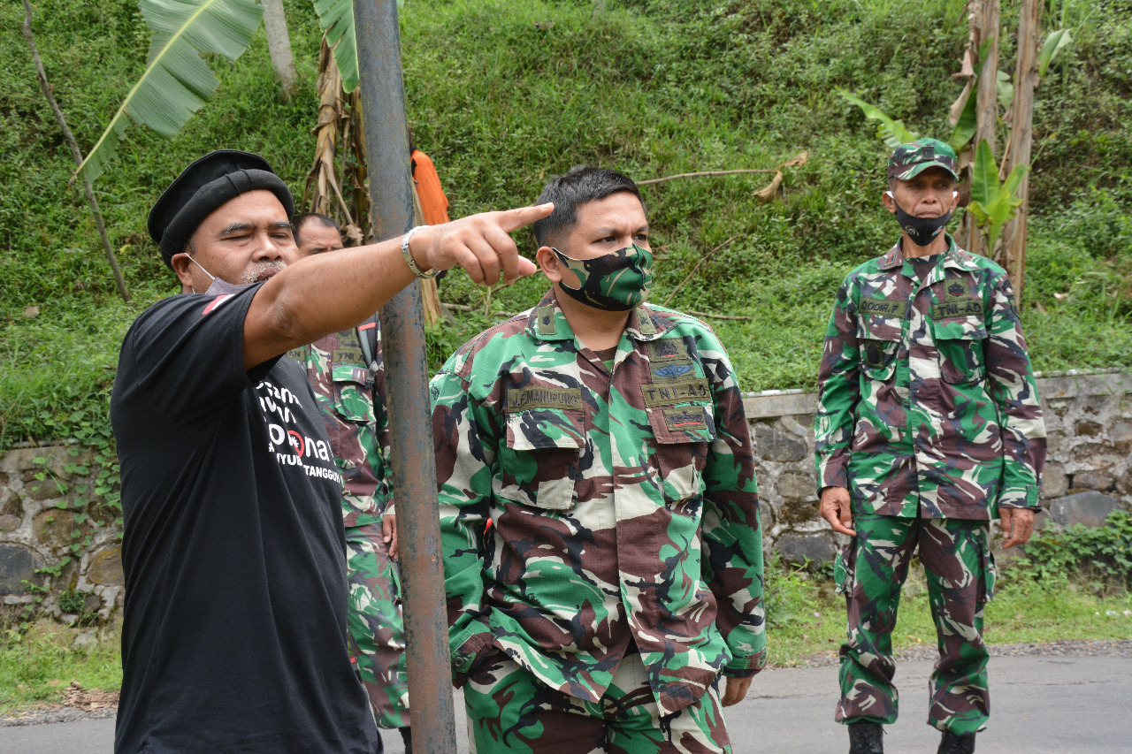 Prajurit Korem 073/Makutarama Tinjau Daerah Latihan Penanggulangan Bencana Alam